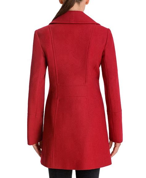 Anne Klein Petite Single Breasted Peacoat Created For Macys And Reviews