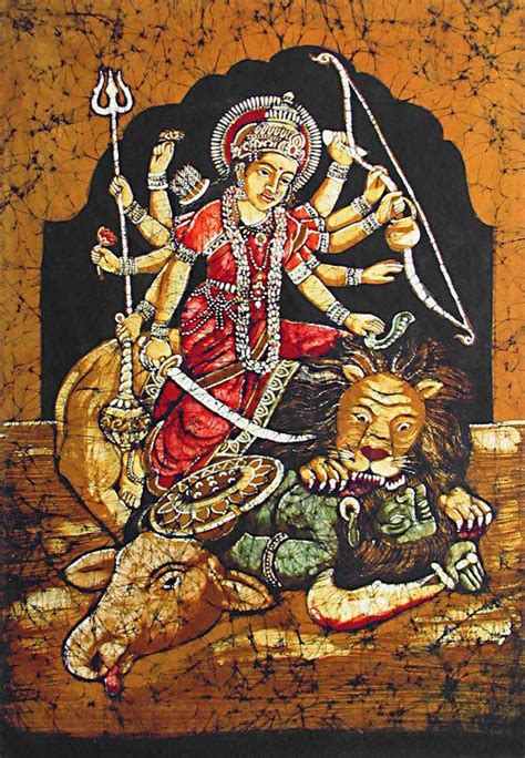 Goddess Durga Slaying The Demon Mahishasura
