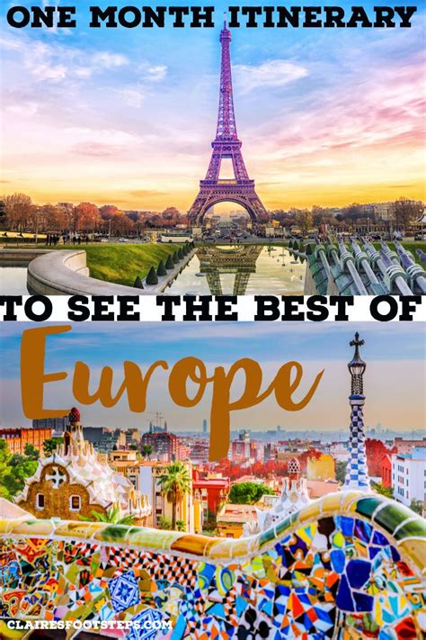 Your Perfect Month Europe Travel Itinerary Claire S Footsteps