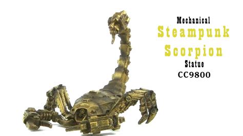 Cc9800 Mechanical Steampunk Scorpion Statue From Medieval Collectibles