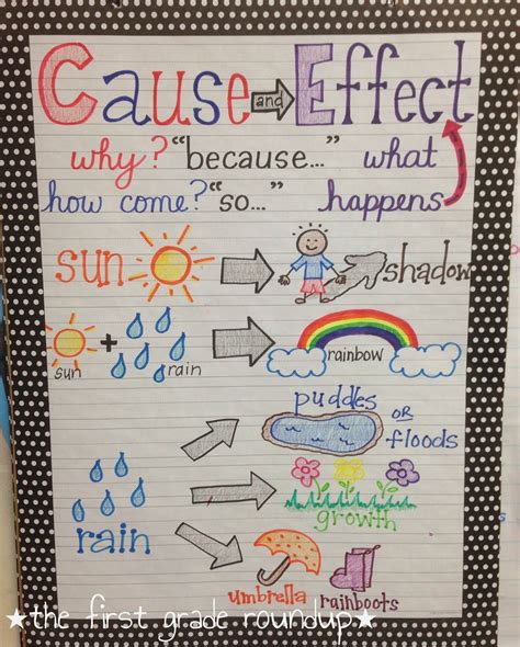 Anchor Charts - Cause and Effect | Classroom anchor charts, Anchor charts, Science anchor charts