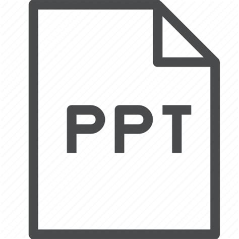 Pptx Presentation File Extension Free Interface Icons