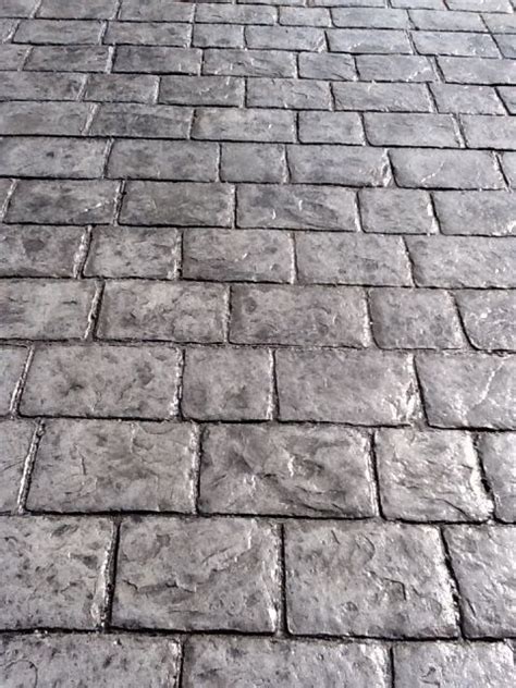 Cobblestone Stamped Concrete Stamped Concrete Patterns Stamped