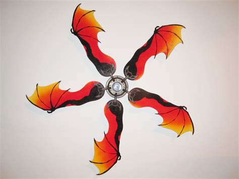 Fire Dragon Wing Shaped Replacement Ceiling Fan Blades Replacement