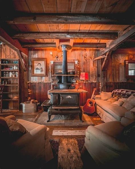 Log Cabin Living Log Cabin Homes Cabin Life Cabin Couch One Room