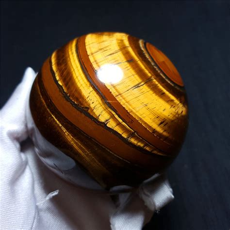 Top G Mm Natural Polished Tiger Eye Crystal Sphere Ball Etsy