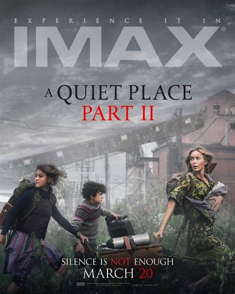 Following the deadly events at home, the abbott family (emily blunt, millicent simmonds, noah jupe) must now face the terrors of the outside world as they continue their fight for survival in silence. 'A Quiet Place Part II' IMAX Poster Continues the Family's ...