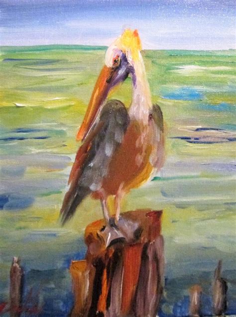 Painting Of The Day Daily Paintings By Delilah Pelican Daily Oil Painting