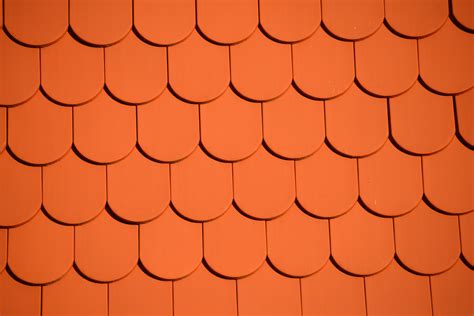 Roof Texture Tiling And Texture Petal Floor Wall Orange Pattern Line Red
