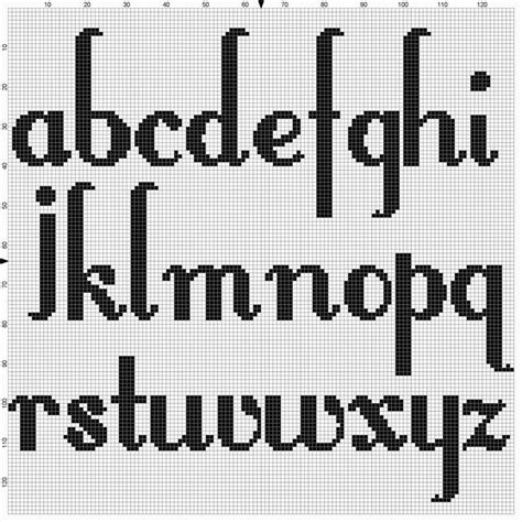 Cross stitch alphabet 04 consists of lower case script letters, numbers and punctuation. Pin by Mary Meru on Beading _ Small THINGS | Cross stitch ...