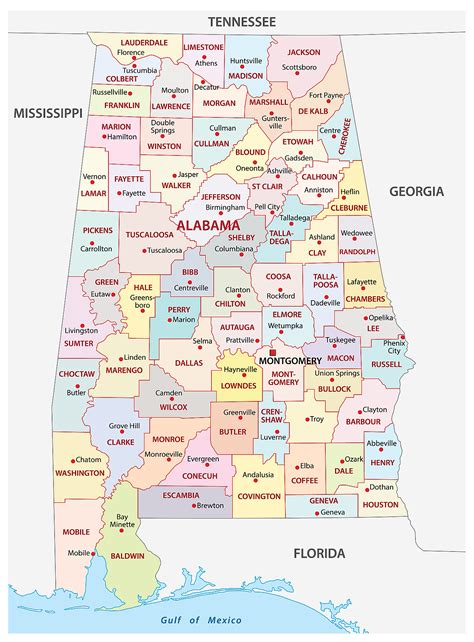 Alabama Maps And Facts Weltatlas