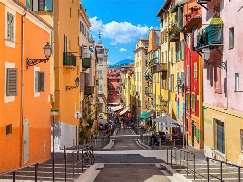 Nice France Travel Narrow Street In Old Part Of Nice Travel Inspires