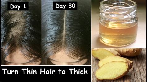 Homemade Ginger Hair Oil To Turn Thin Hair To Thick Hair In 30 Days Double Hair Growth And Long