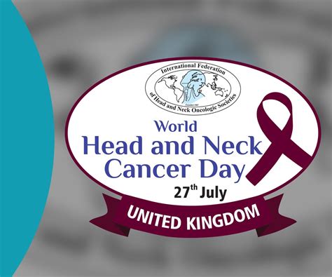 World Head And Neck Cancer Day July 27th Head And Neck Surgery London