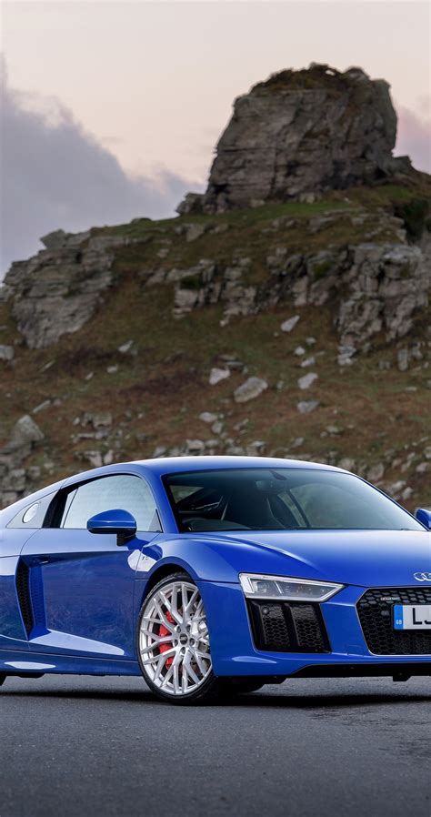 Audi R8 Blue Wallpaper