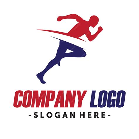 premium vector running and marathon logo