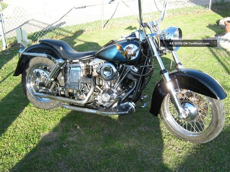 Kraft tech 4 up, 34 degree rake rigid frame. 1975 Harley - Davidson Shovelhead
