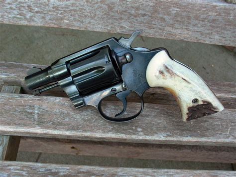Detective 38 Special Stag Grips For Sale