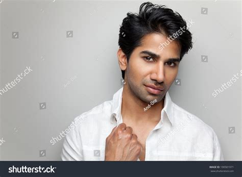 27926 Portrait Handsome Indian Man Model Images Stock Photos