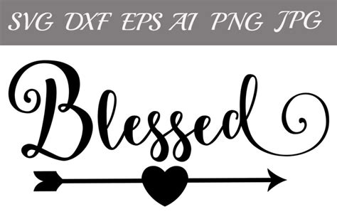 Blessed SVG, CHRISTIAN SVG,Monogram svg Files,Silhouette Files By