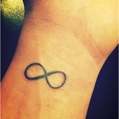 Infinity Wrist Tattoo And A Thin Line To Go Around My Wrist To Make