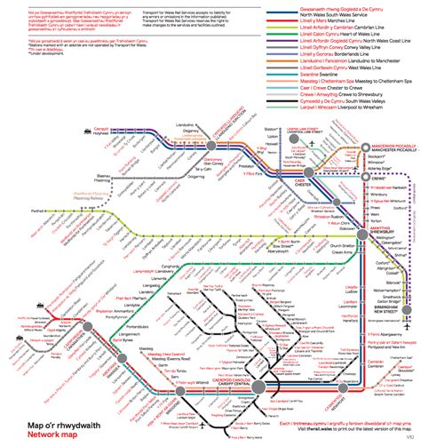 Wales Railway Map Wales Train Routes Transport For Wales Train