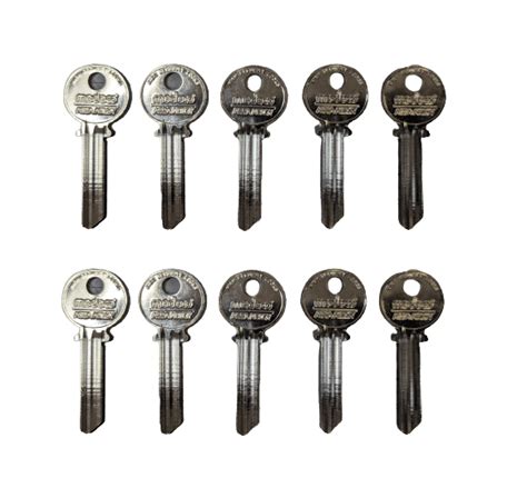 10 Pack Keys Medeco 6 Pin Keys Blanks Uncut Locksmith Kyb Garland