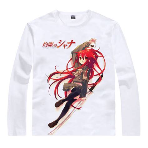 Shakugan No Shana T Shirt Crimson Realm Shirt Anime Printers Shirt Cute