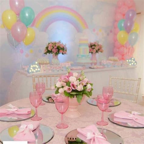 Cute Aesthetics Rainbow Themed Birthday Party Rainbow Parties Unicorn