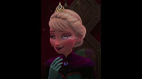 Elsa Laughing On The Outside Frozen Edit Shorts Disney Youtube