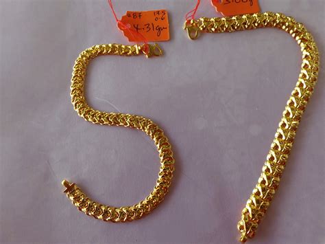 Jualan emas lama kepada emas baru. Gambar Buah Rantai Emas 916 - Gambar GHI