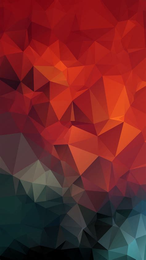 Download Wallpaper 1350x2400 Triangles Geometric Mosaic