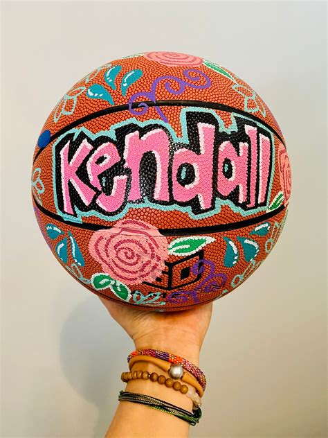 Hand Painted Customizable Basketballs Etsy