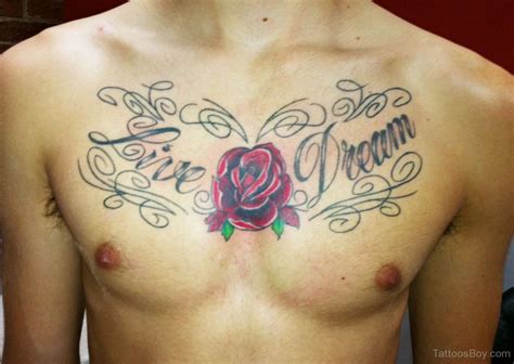 Beautiful Rose Tattoo Design On Chest Tattoo Designs Tattoo Pictures