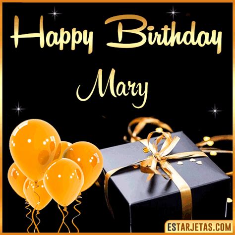 Feliz Cumpleaños Mary Imágenes  Tarjetas Y Mensajes