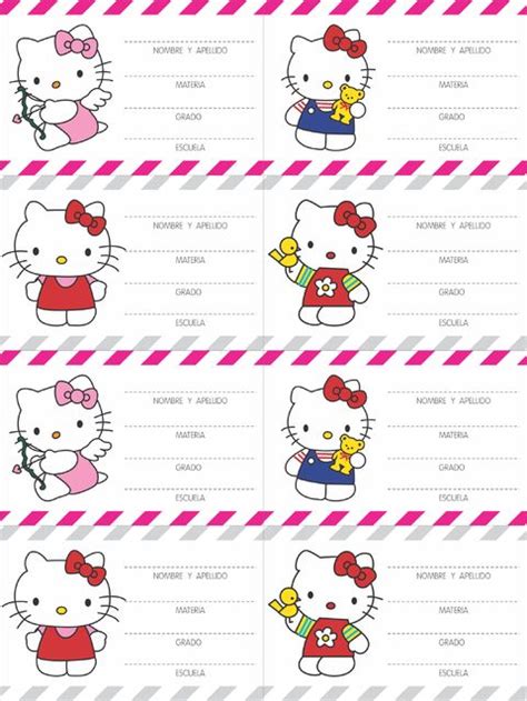 Caratulas De Hello Kitty Para Imprimir Caratulas De Hello Kitty Para