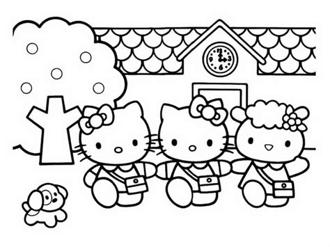 Hello Kitty Free To Color For Children Hello Kitty Kids