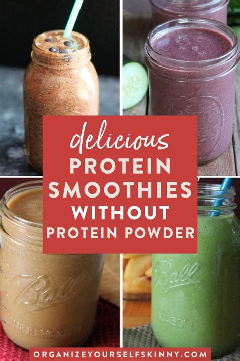 How To Make High Protein Smoothie Recipes Without Protein Powder Recipe High Protein
