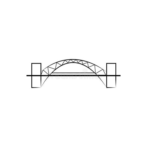 Arch Vector Logo Arch Icon Bridge Logo Stock Vector Illustration Of