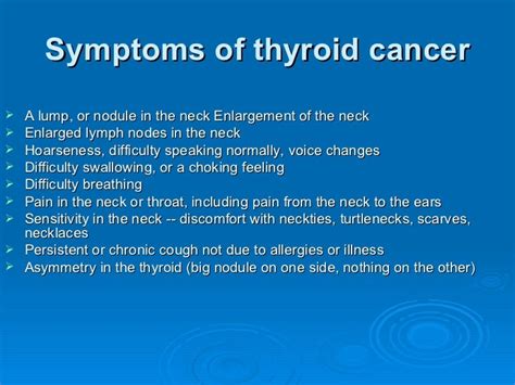 Thyroid Cancer Symptoms And Diagnosis Cancermatters