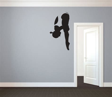 Olympic Diver Silhouette Sports Wall Decal Custom Vinyl Art Etsy