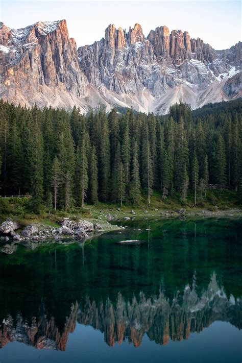 Karersee Italy By Riccardo Trimeloni Original Iphone Wallpaper Iphone