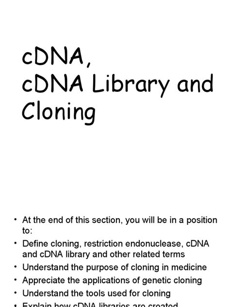 Understanding The Fundamental Tools And Processes Of Dna Cloning Pdf