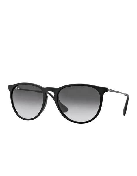 Ray Ban Iconic Round Sunglasses In Black Lyst