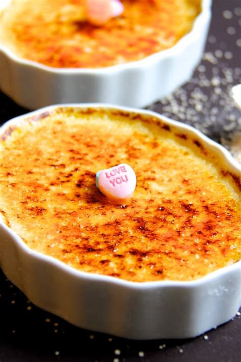 Crème brûlée is a classic french dessert. Classic Creme Brulee for Two | Dessert presentation, Food, No cook meals