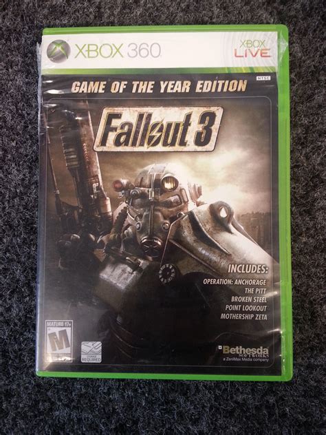 Fallout 3 Game Of The Year Edition For Xbox 360 Sold Was Available At