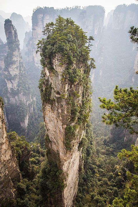 In The Hunan Province Of China Lies The Awe Inspiring Zhangjiajie