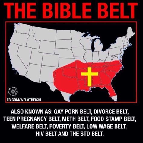 Is The Bible Belt Really Just The Black Belt R Answers