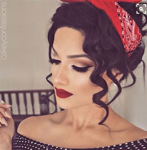 Jaren 50 Make Up Rockabilly Hair Vintage Hairstyles Retro Hairstyles