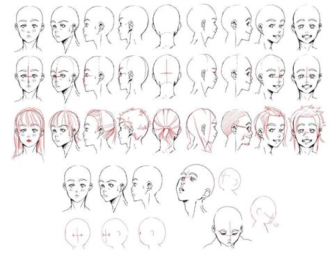 Image Result For Drawing Head Angles Anime Art Tutorial Art Bird